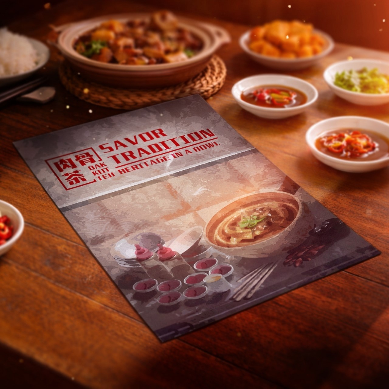 Bak Kut Teh poster project preview